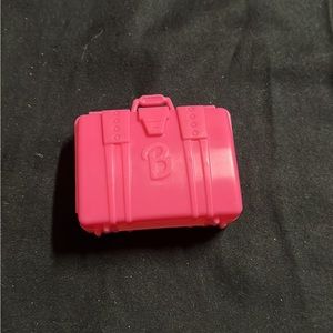 Vintage Mattel Barbie Doll suit case in Pink GUC